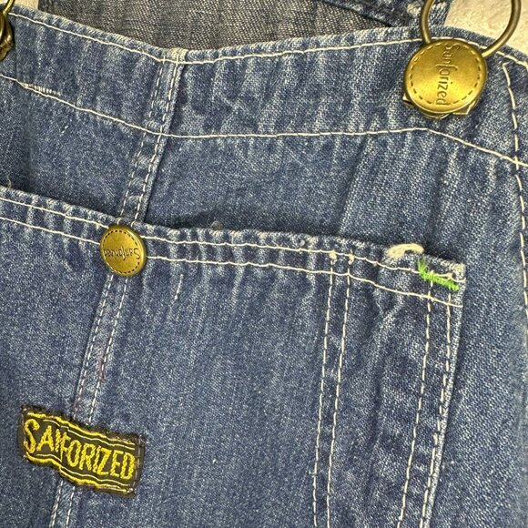 Vintage SANFORIZED bib overalls - Picture 3 of 9